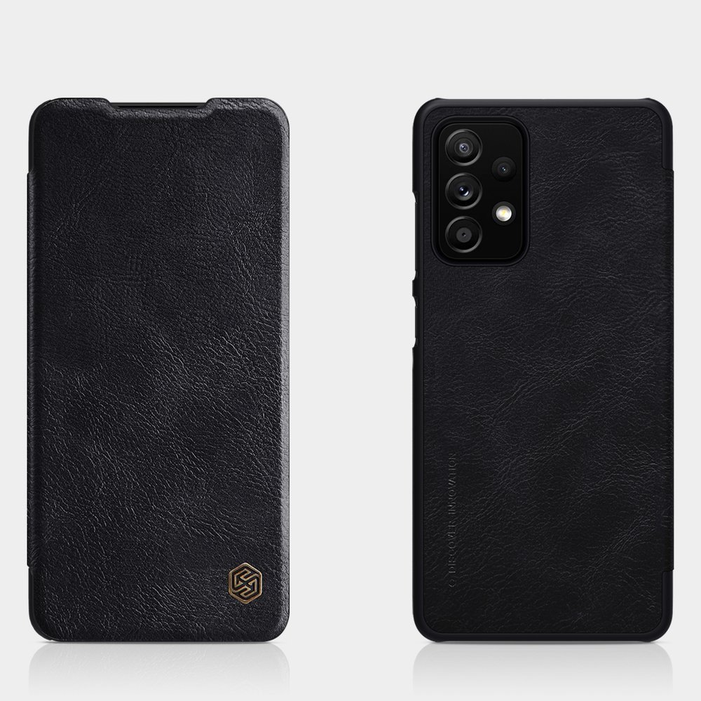 Pokrowiec sk�rzany Nillkin Qin czarny Samsung A52 5G / 9