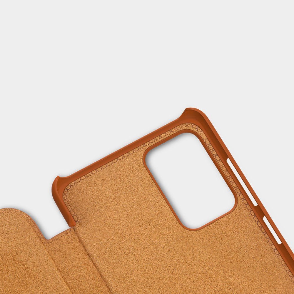 Pokrowiec sk�rzany Nillkin Qin czarny Samsung Galaxy A52S 5G / 12