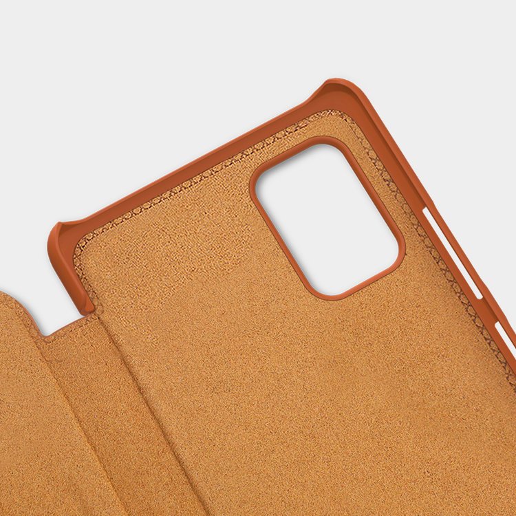 Pokrowiec sk�rzany Nillkin Qin czarny Samsung A71 5G / 10