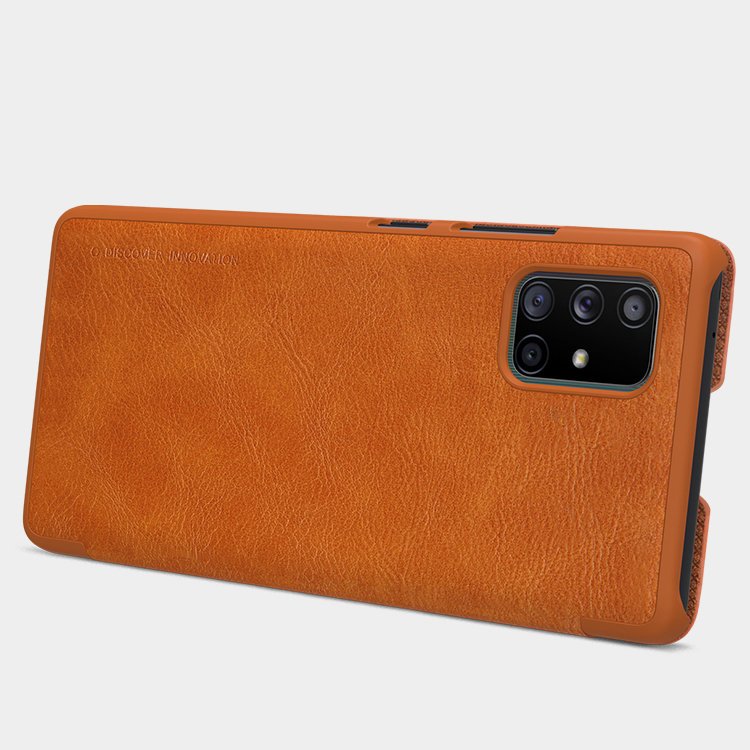 Pokrowiec sk�rzany Nillkin Qin czarny Samsung A71 5G / 11