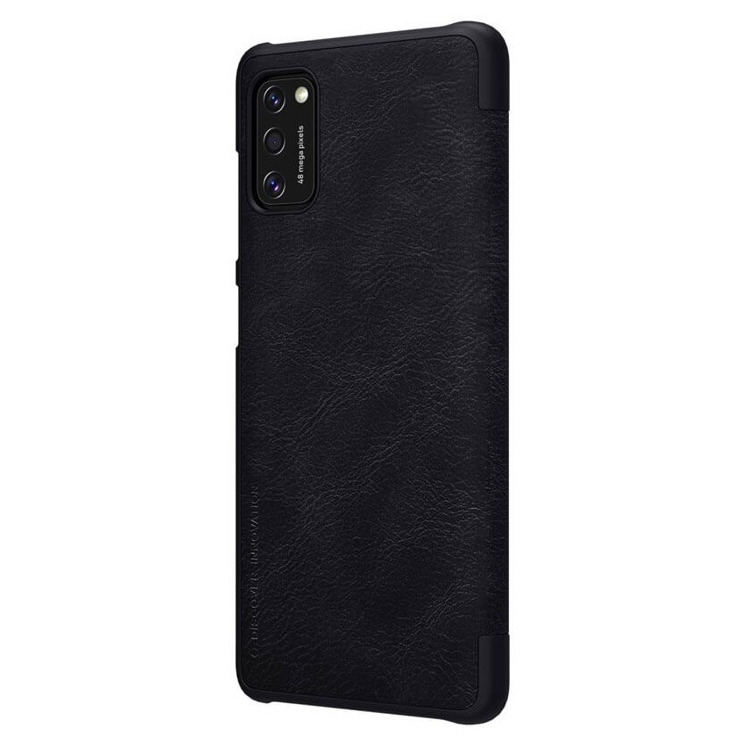 Pokrowiec skórzany Nillkin Qin czarny Samsung Galaxy A41 / 3 Pokrowiec skórzany Nillkin Qin czarny Samsung Galaxy A41 / 3