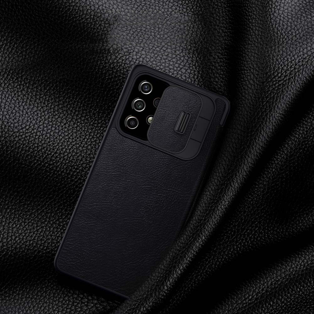 Pokrowiec skórzany Nillkin Qin czarny Samsung Galaxy A53 5G / 9 Pokrowiec skórzany Nillkin Qin czarny Samsung Galaxy A53 5G / 9