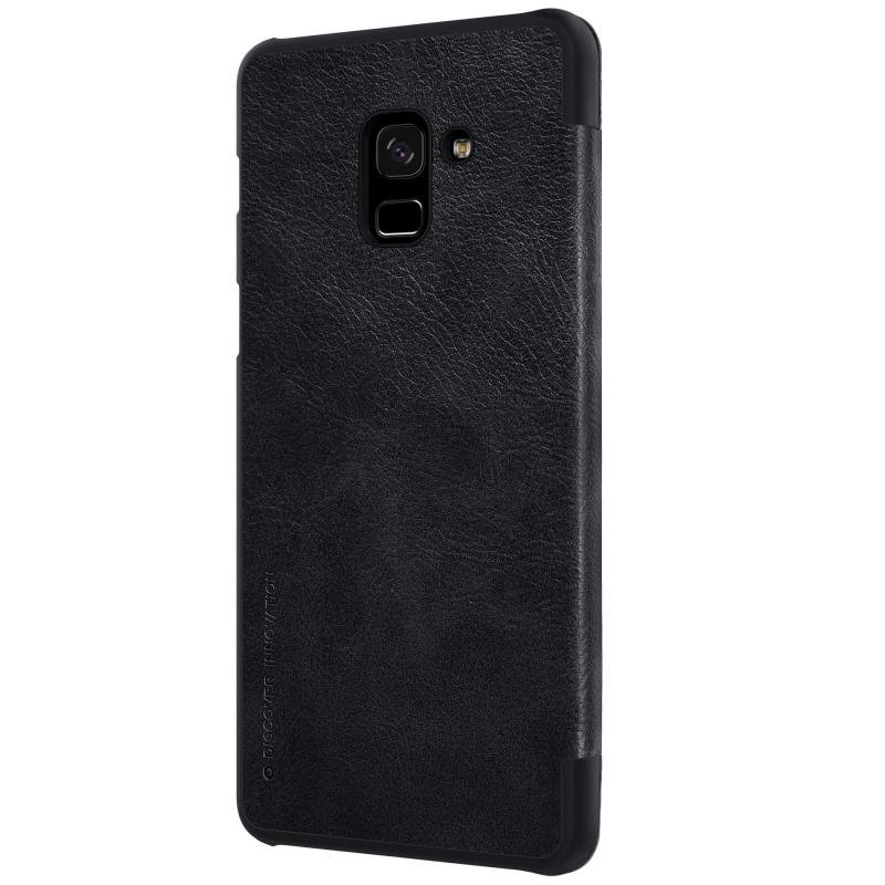 Pokrowiec skrzany Nillkin Qin czarny Samsung Galaxy A8 (2018) A530 / 3