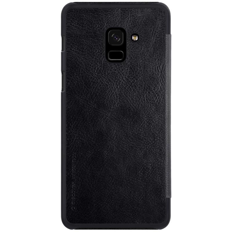 Pokrowiec skrzany Nillkin Qin czarny Samsung Galaxy A8 (2018) A530 / 5