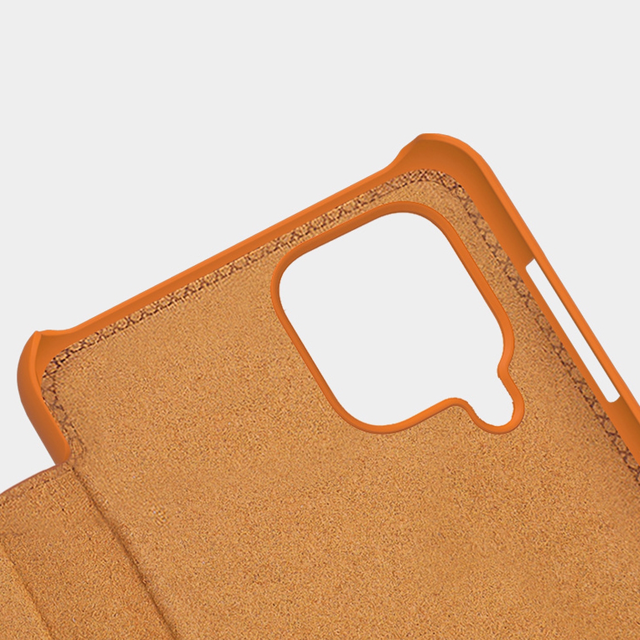 Pokrowiec sk�rzany Nillkin Qin czarny Samsung Galaxy M33 5G / 12