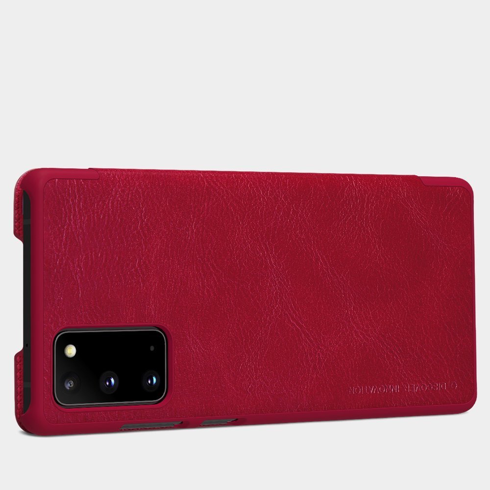 Pokrowiec sk�rzany Nillkin Qin czarny Samsung Galaxy Note 20 / 11
