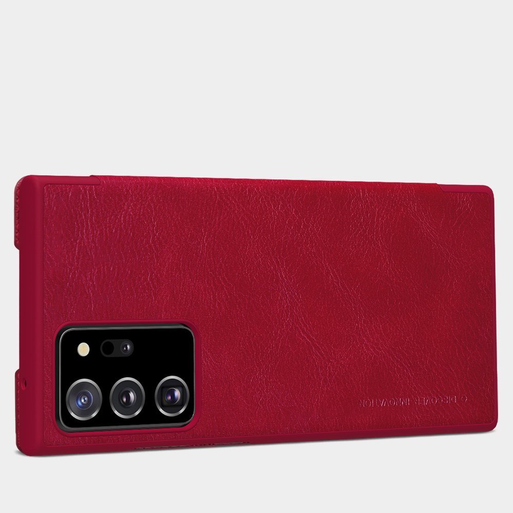 Pokrowiec sk�rzany Nillkin Qin czarny Samsung Galaxy Note 20 Ultra / 5
