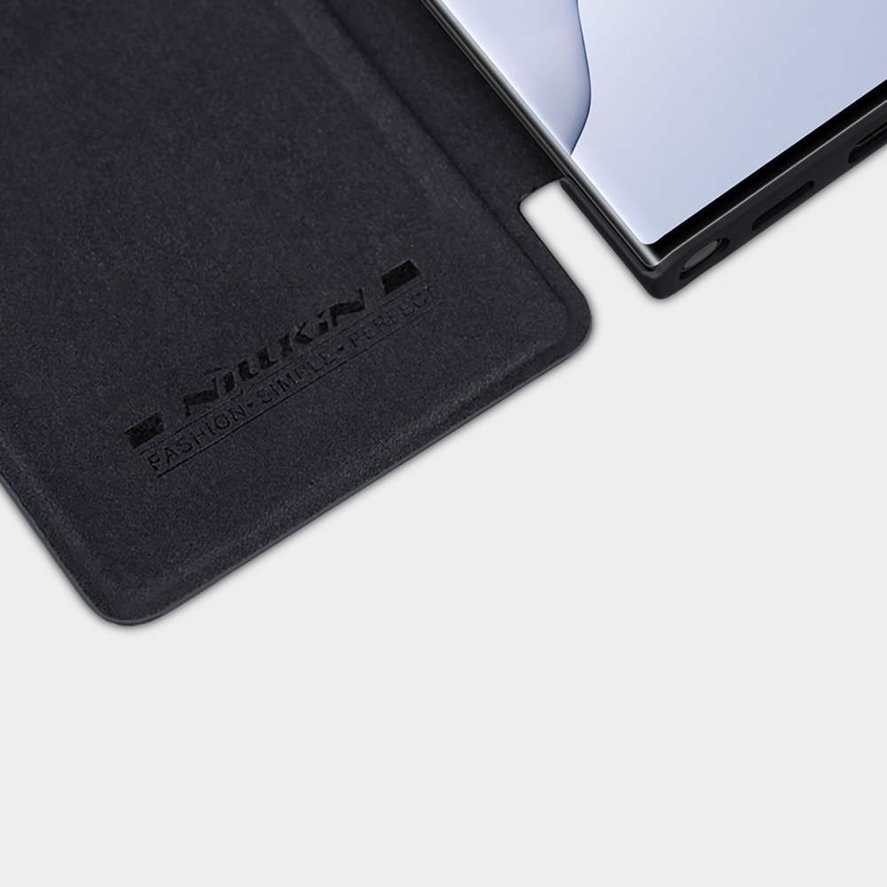 Pokrowiec skrzany Nillkin Qin czarny Samsung Galaxy Note 20 Ultra / 7