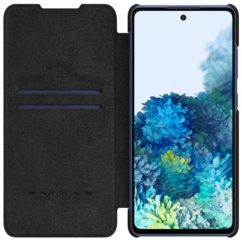 Pokrowiec sk�rzany Nillkin Qin czarny Samsung Galaxy S20 FE 5G / 2