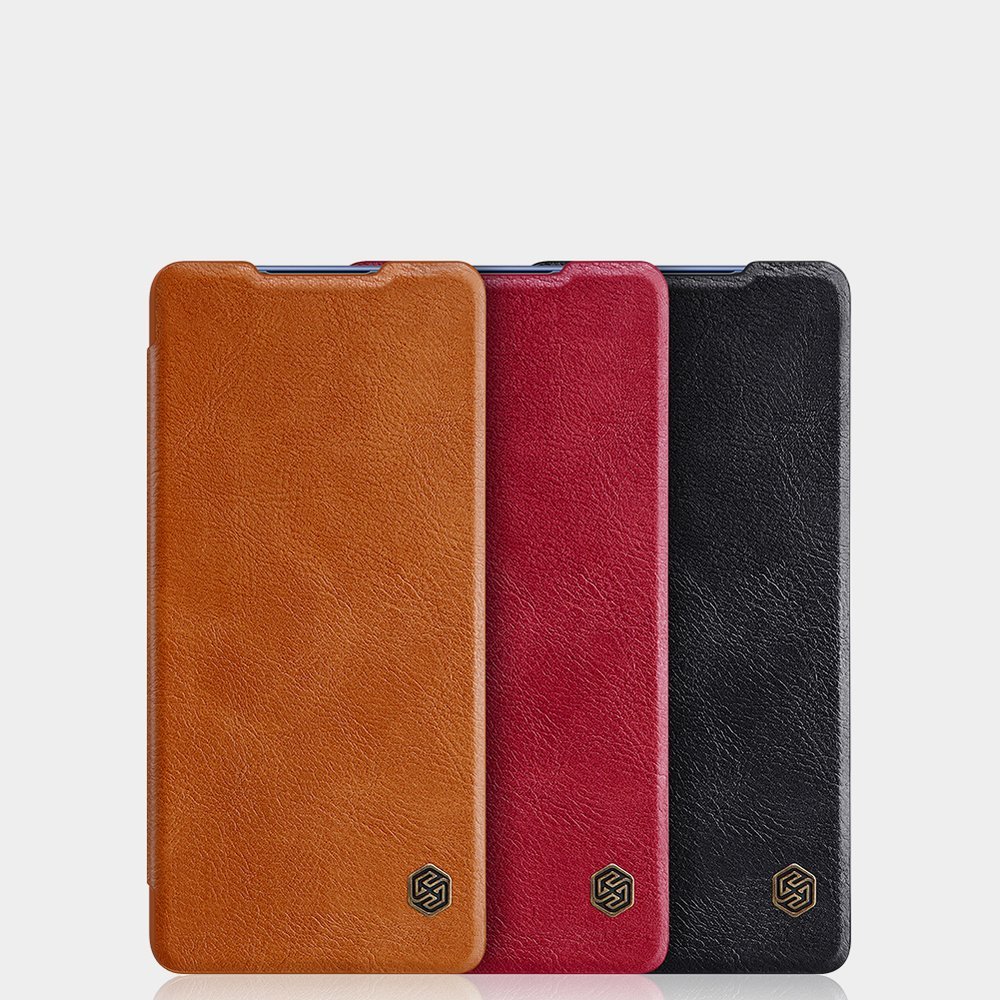 Pokrowiec sk�rzany Nillkin Qin czarny Samsung Galaxy S20 FE 5G / 7