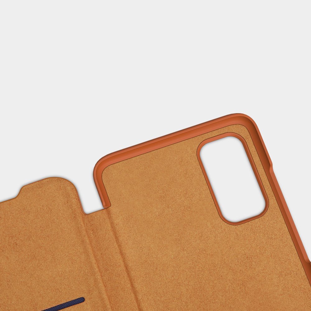 Pokrowiec sk�rzany Nillkin Qin czarny Samsung Galaxy S20 / 9