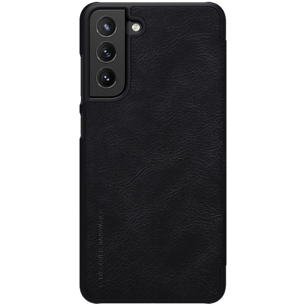 Pokrowiec sk�rzany Nillkin Qin czarny Samsung S21 FE / 3