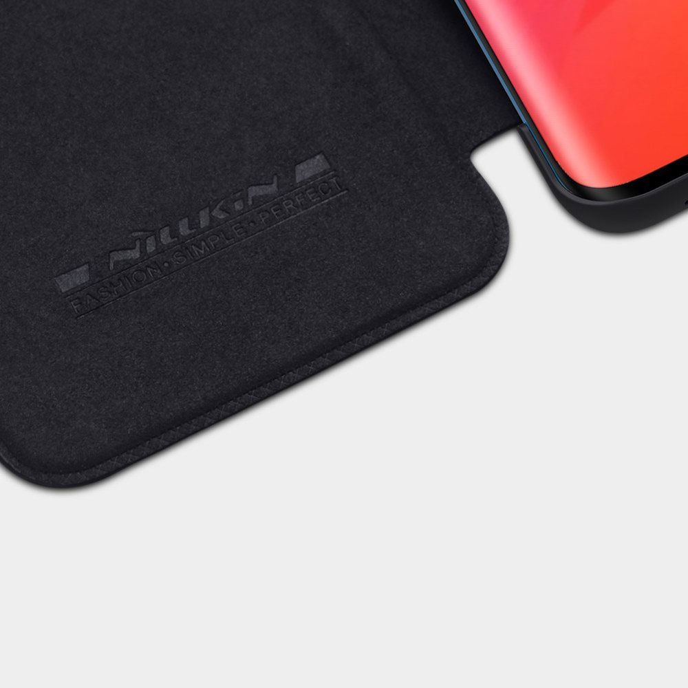 Pokrowiec sk�rzany Nillkin Qin czarny Xiaomi Mi 10 / 8