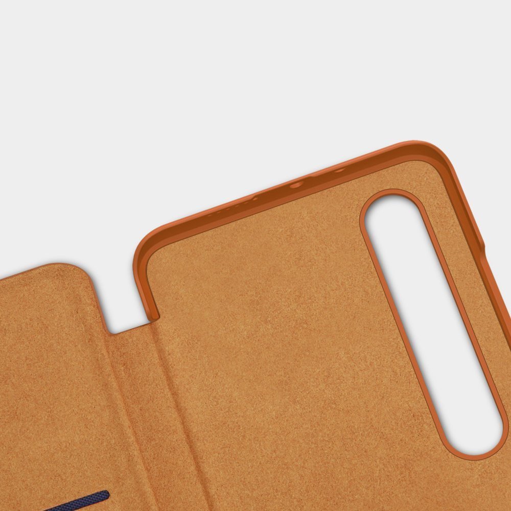 Pokrowiec sk�rzany Nillkin Qin czarny Xiaomi Mi 10 / 9