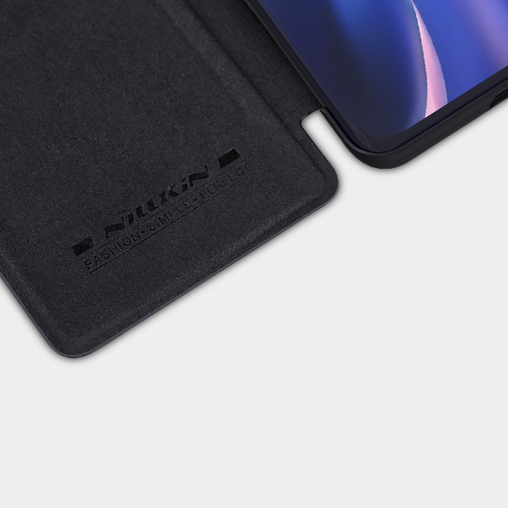 Pokrowiec sk�rzany Nillkin Qin czarny Xiaomi Mi 11 Lite 5G / 10