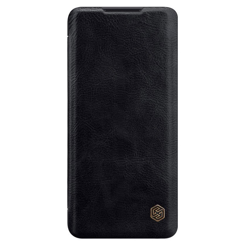 Pokrowiec skrzany Nillkin Qin czarny Xiaomi Mi Note 10 Lite