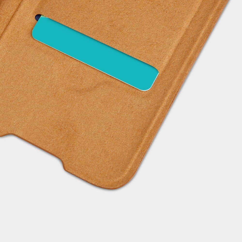 Pokrowiec skrzany Nillkin Qin czarny Xiaomi Mi Note 10 Lite / 8