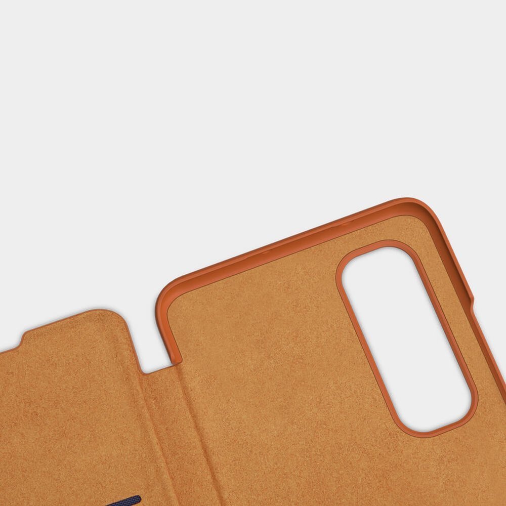 Pokrowiec sk�rzany Nillkin Qin czarny Xiaomi Mi Note 10 Lite / 9