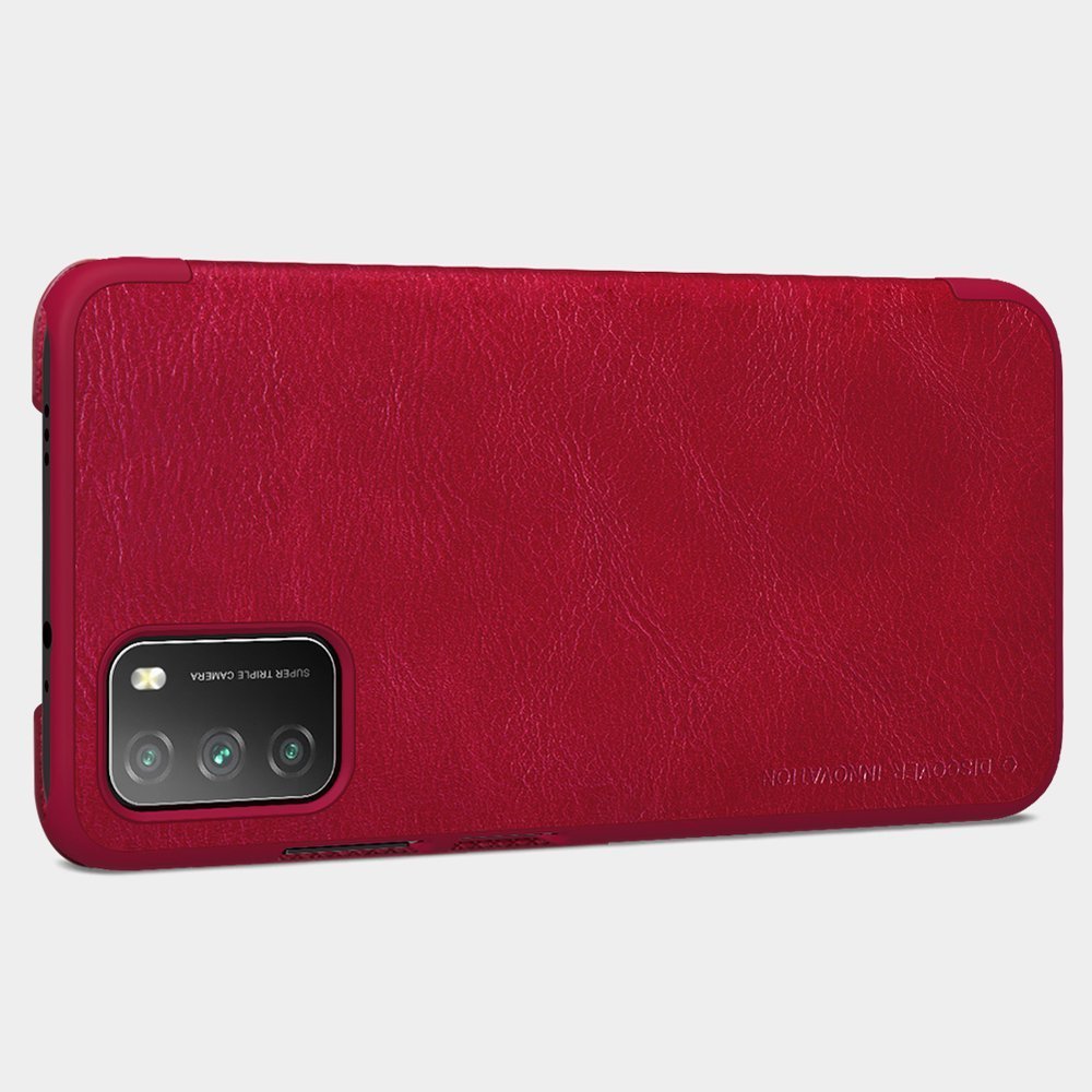 Pokrowiec sk�rzany Nillkin Qin czarny Xiaomi POCO M3 / 12