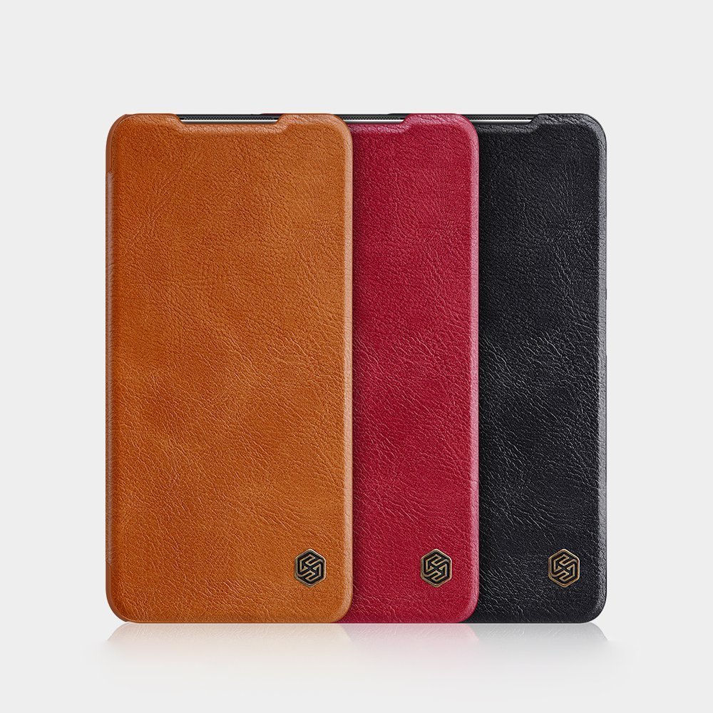 Pokrowiec sk�rzany Nillkin Qin czarny Xiaomi POCO M3 / 5