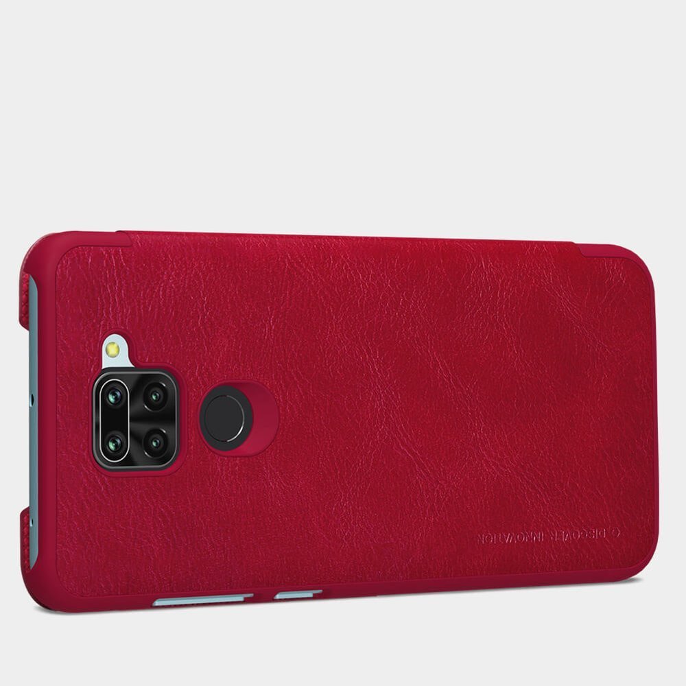 Pokrowiec sk�rzany Nillkin Qin czarny Xiaomi Redmi 10X 4G / 6