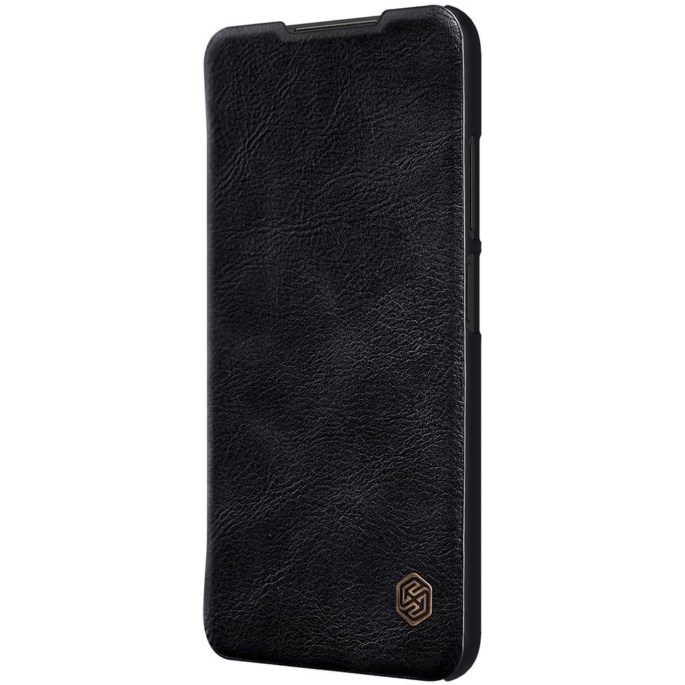 Pokrowiec sk�rzany Nillkin Qin czarny Xiaomi Redmi Note 10 5G / 5