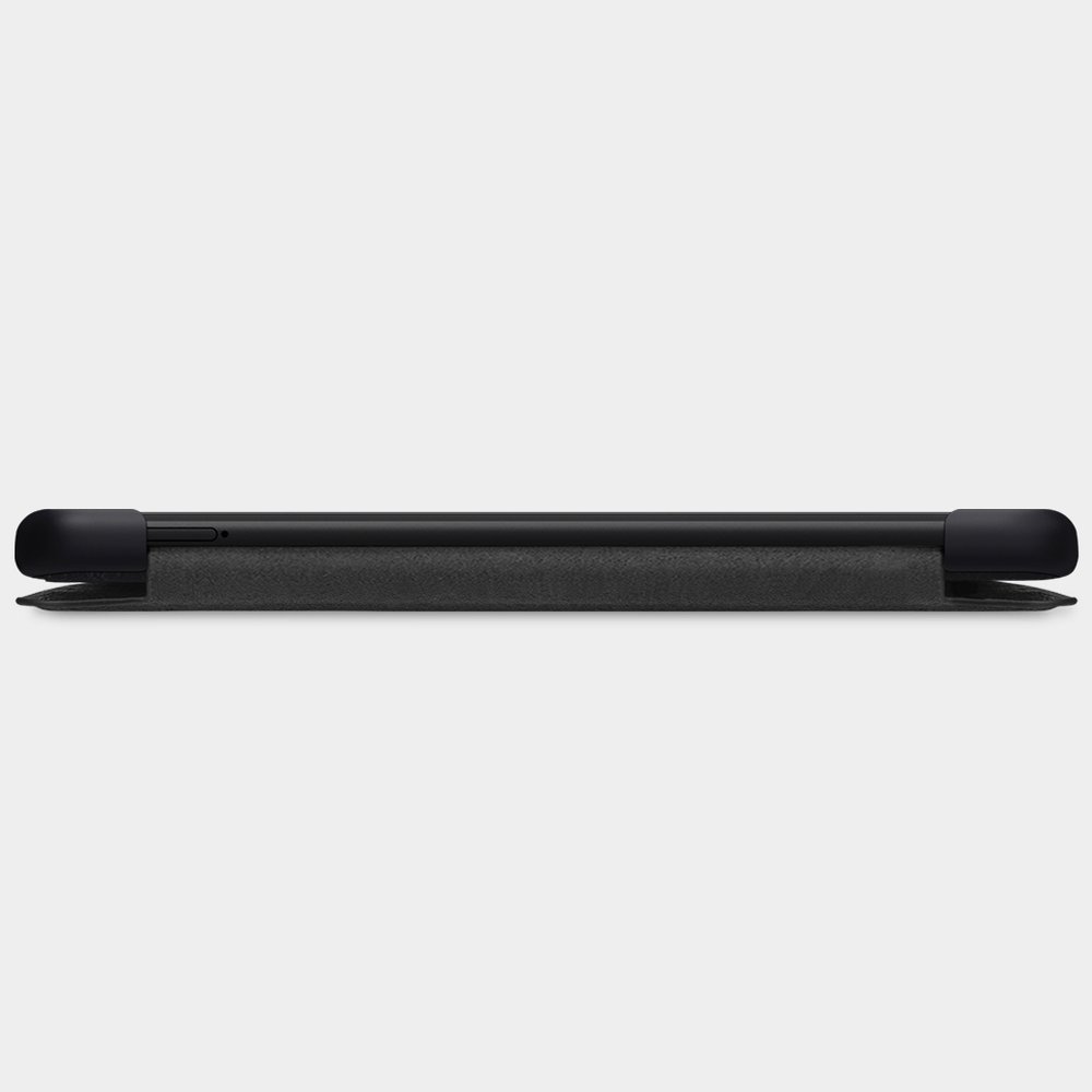 Pokrowiec skrzany Nillkin Qin czarny Xiaomi Redmi Note 10S / 9