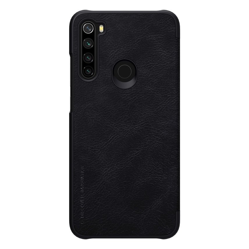 Pokrowiec sk�rzany Nillkin Qin czarny Xiaomi Redmi Note 8 / 2