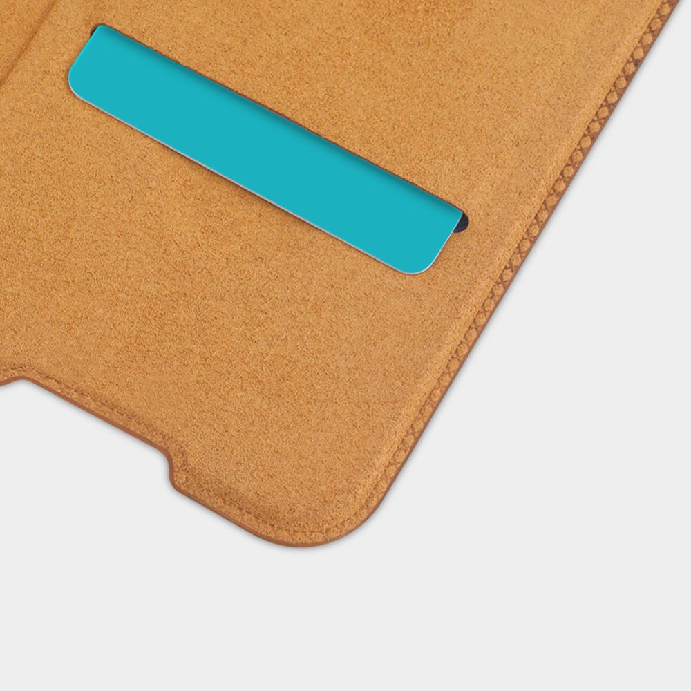 Pokrowiec skórzany Nillkin Qin czarny Xiaomi Redmi Note 8 Pro / 11 Pokrowiec skórzany Nillkin Qin czarny Xiaomi Redmi Note 8 Pro / 11