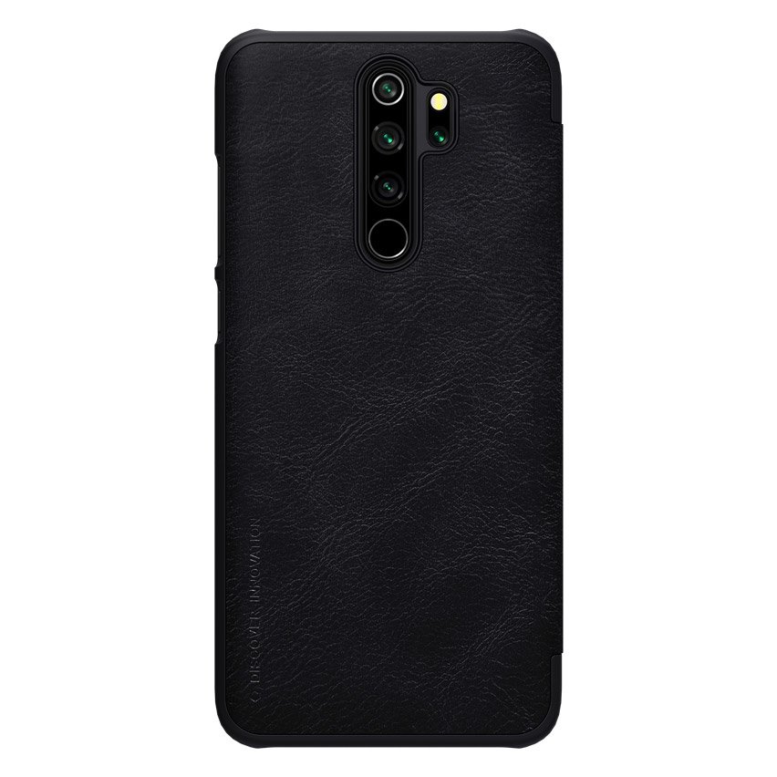 Pokrowiec skórzany Nillkin Qin czarny Xiaomi Redmi Note 8 Pro / 2 Pokrowiec skórzany Nillkin Qin czarny Xiaomi Redmi Note 8 Pro / 2