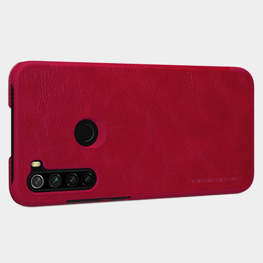 Pokrowiec skórzany Nillkin Qin czarny Xiaomi Redmi Note 8 Pro / 8 Pokrowiec skórzany Nillkin Qin czarny Xiaomi Redmi Note 8 Pro / 8