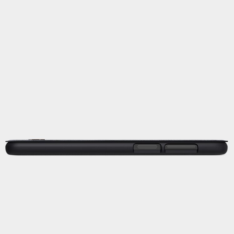Pokrowiec skrzany Nillkin Qin czarny Xiaomi Redmi Note 9 Pro / 7