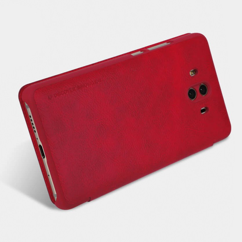 Pokrowiec skórzany Nillkin Qin czerwony Huawei Mate 10 / 11 Pokrowiec skórzany Nillkin Qin czerwony Huawei Mate 10 / 11