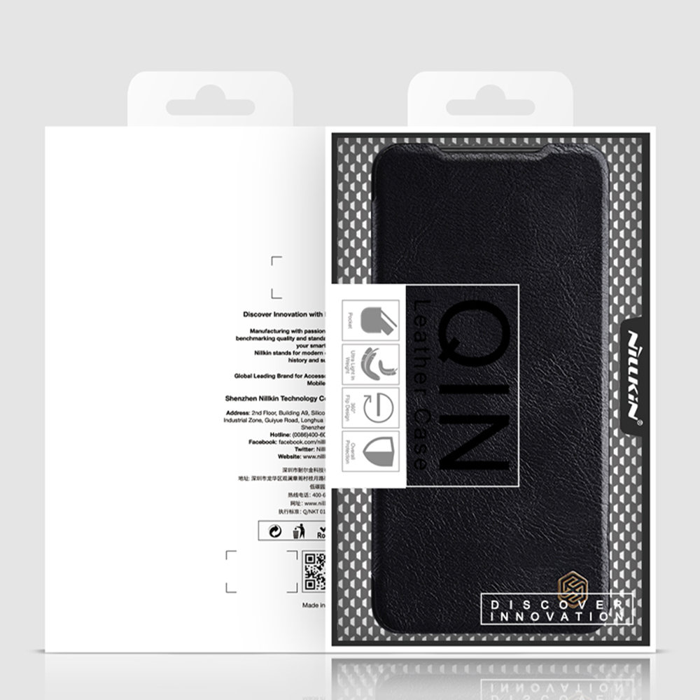 Pokrowiec skórzany Nillkin Qin czerwony Samsung Galaxy A33 5G / 5 Pokrowiec skórzany Nillkin Qin czerwony Samsung Galaxy A33 5G / 5