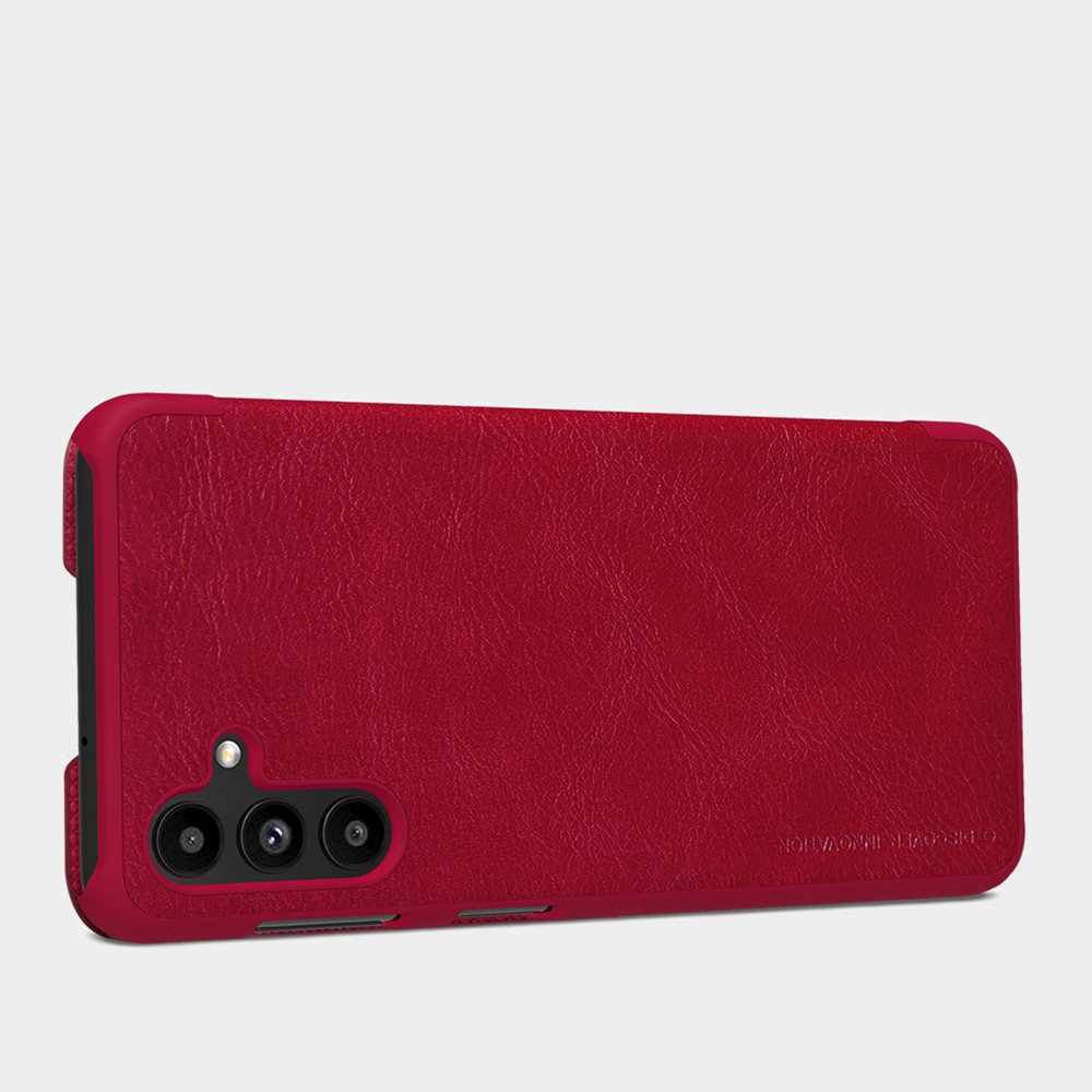 Pokrowiec skrzany Nillkin Qin czerwony Samsung Galaxy A13 5G / 6