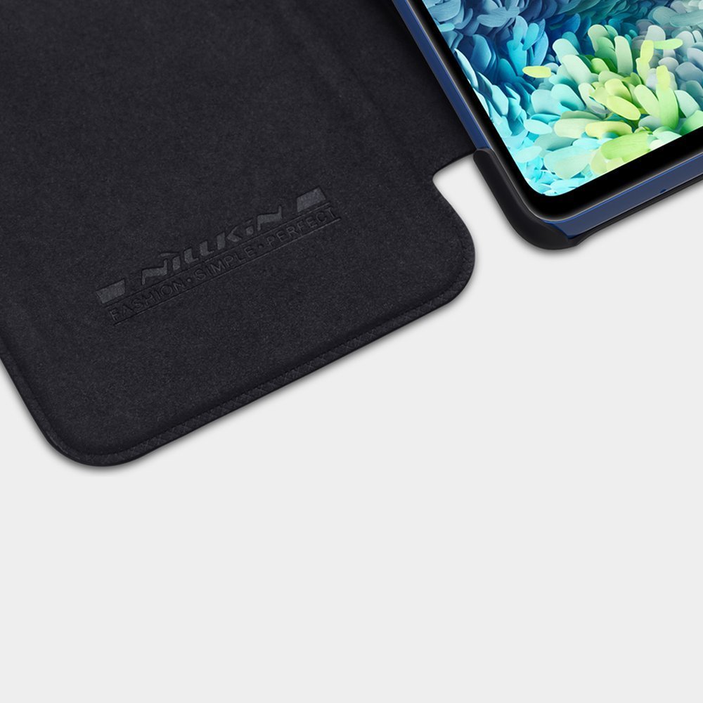 Pokrowiec sk�rzany Nillkin Qin czerwony Samsung Galaxy S20 FE / 11