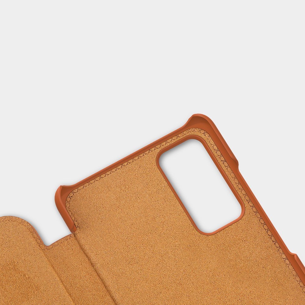 Pokrowiec sk�rzany Nillkin Qin czerwony Samsung Galaxy S20 FE / 7