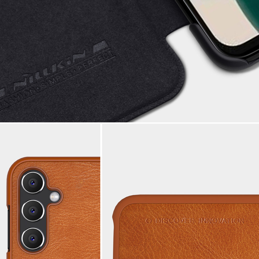 Pokrowiec skórzany Nillkin Qin Samsung Galaxy A14 5G / 12 Pokrowiec skórzany Nillkin Qin Samsung Galaxy A14 5G / 12