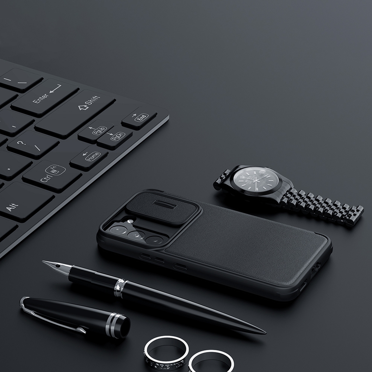 Pokrowiec sk�rzany Nillkin Qin Samsung Galaxy S22 Plus / 12