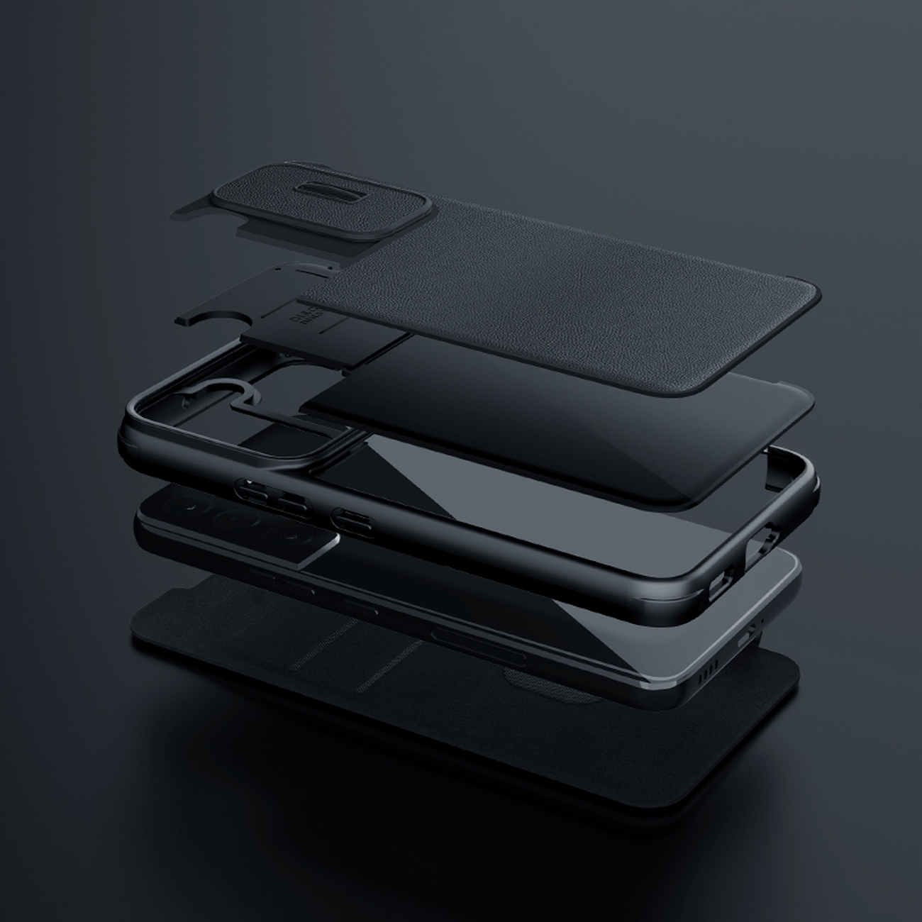 Pokrowiec sk�rzany Nillkin Qin Samsung Galaxy S22 Plus / 11