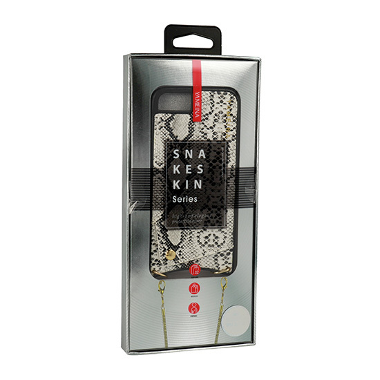 Pokrowiec skórzany Torebka Snake biały Apple iPhone X Pokrowiec skórzany Torebka Snake biały Apple iPhone X