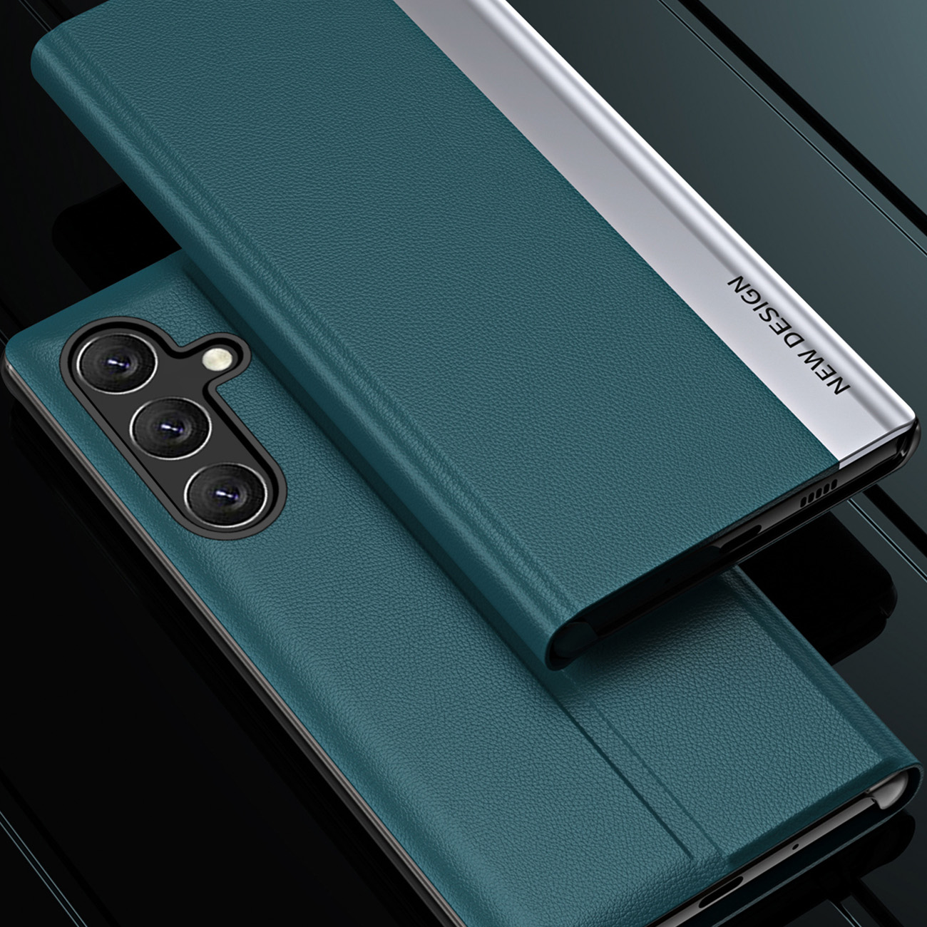 Pokrowiec Sleep Case Pro czarny Xiaomi Poco C55 / 4