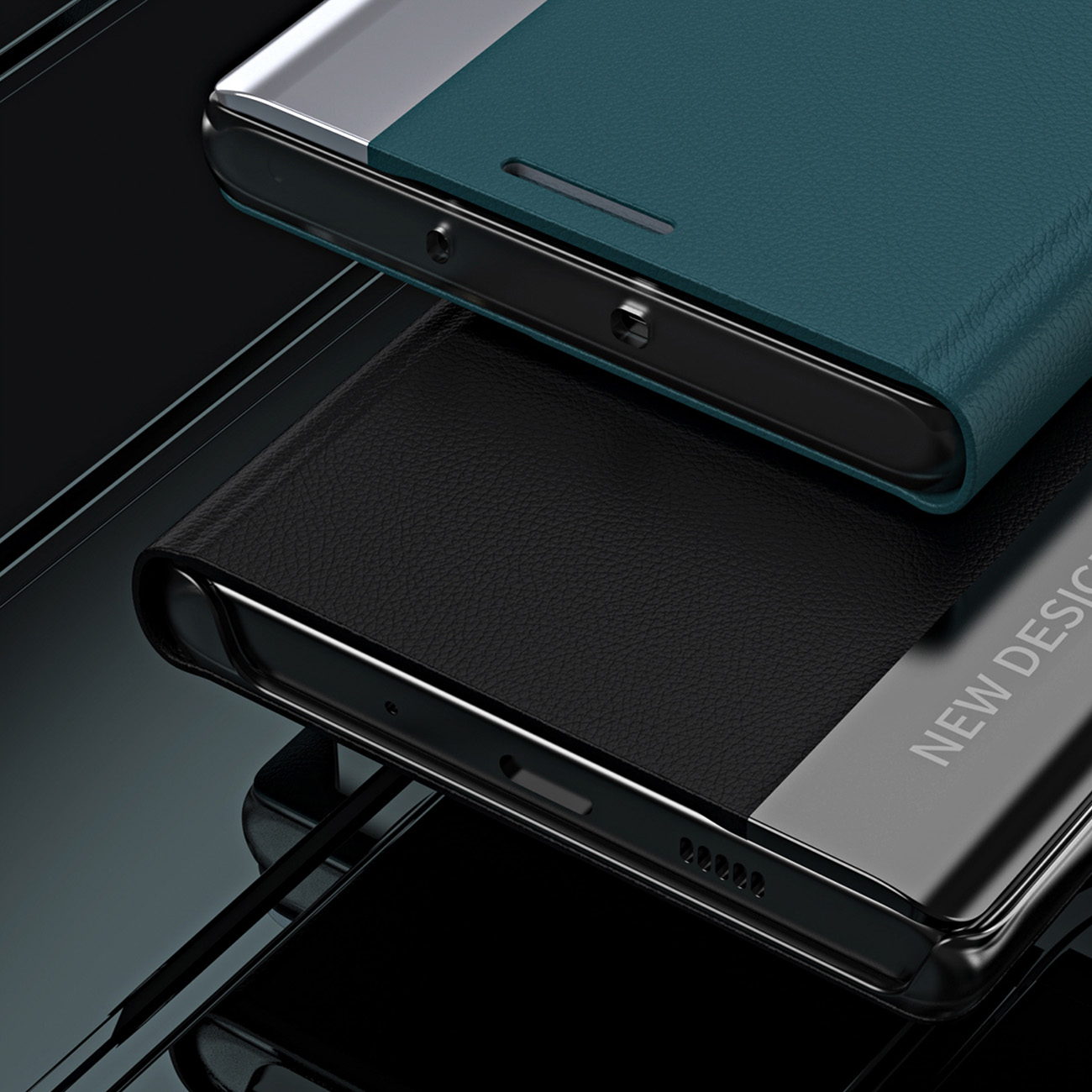 Pokrowiec Sleep Case Pro czarny Xiaomi Poco C55 / 7