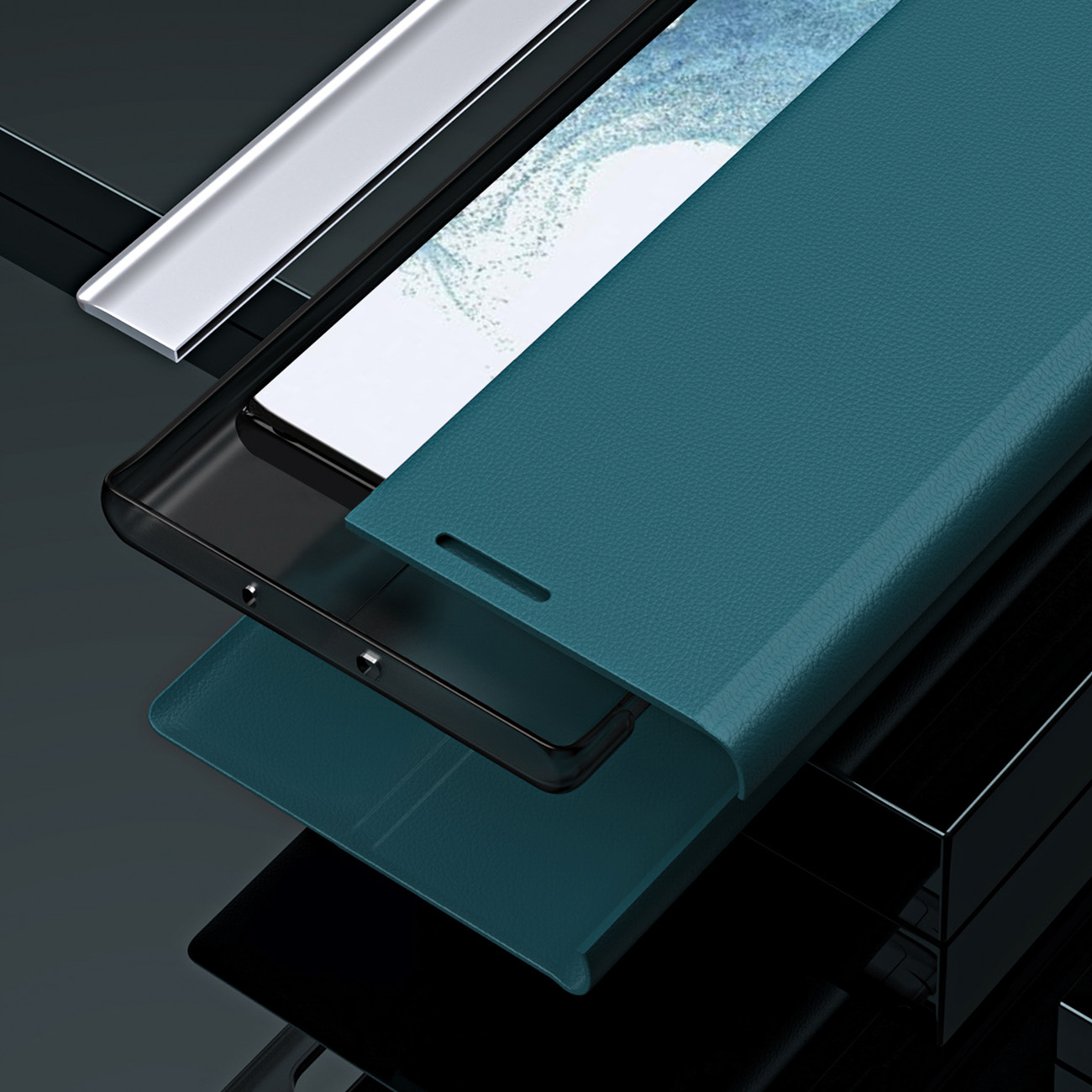 Pokrowiec Sleep Case Pro niebieski Xiaomi Poco X5 5G / 6