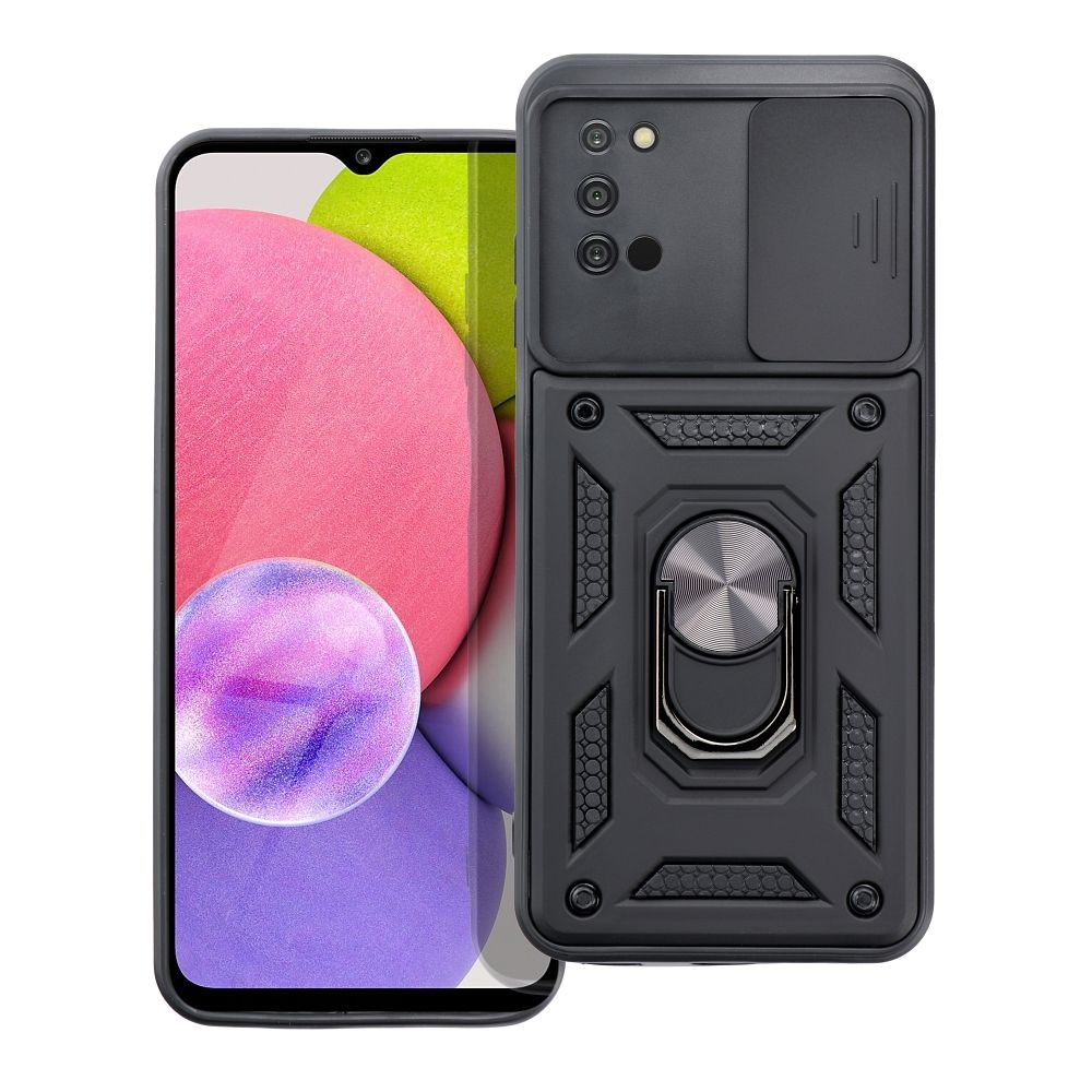 Pokrowiec SLIDE ARMOR czarny Samsung Galaxy A03s / 2 Pokrowiec SLIDE ARMOR czarny Samsung Galaxy A03s / 2