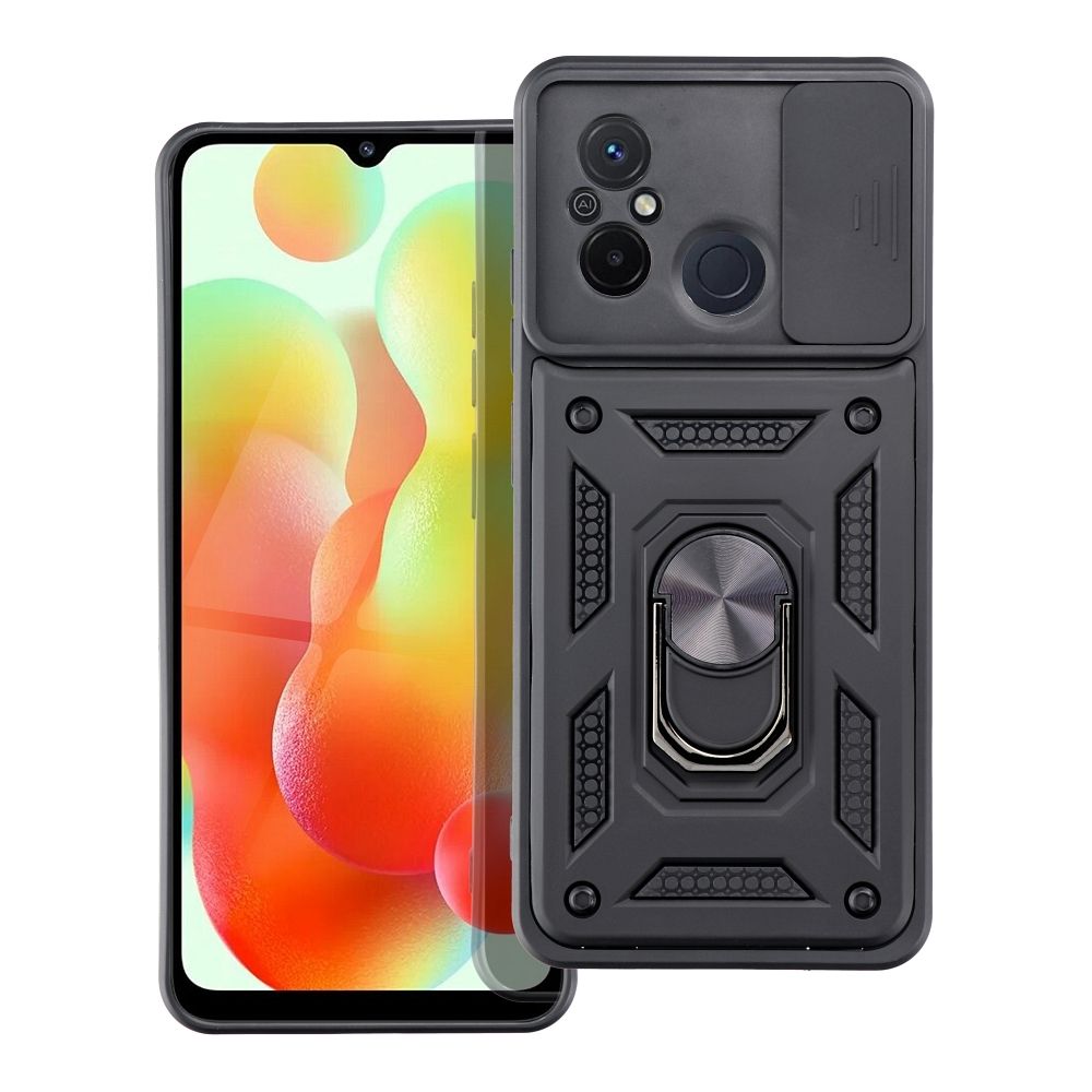 Pokrowiec SLIDE ARMOR czarny Xiaomi Redmi 12C / 2