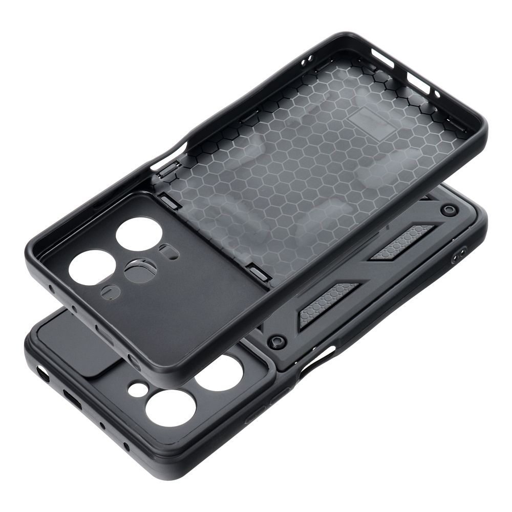 Pokrowiec SLIDE ARMOR czarny Xiaomi Redmi Note 12 Pro 5G / 3
