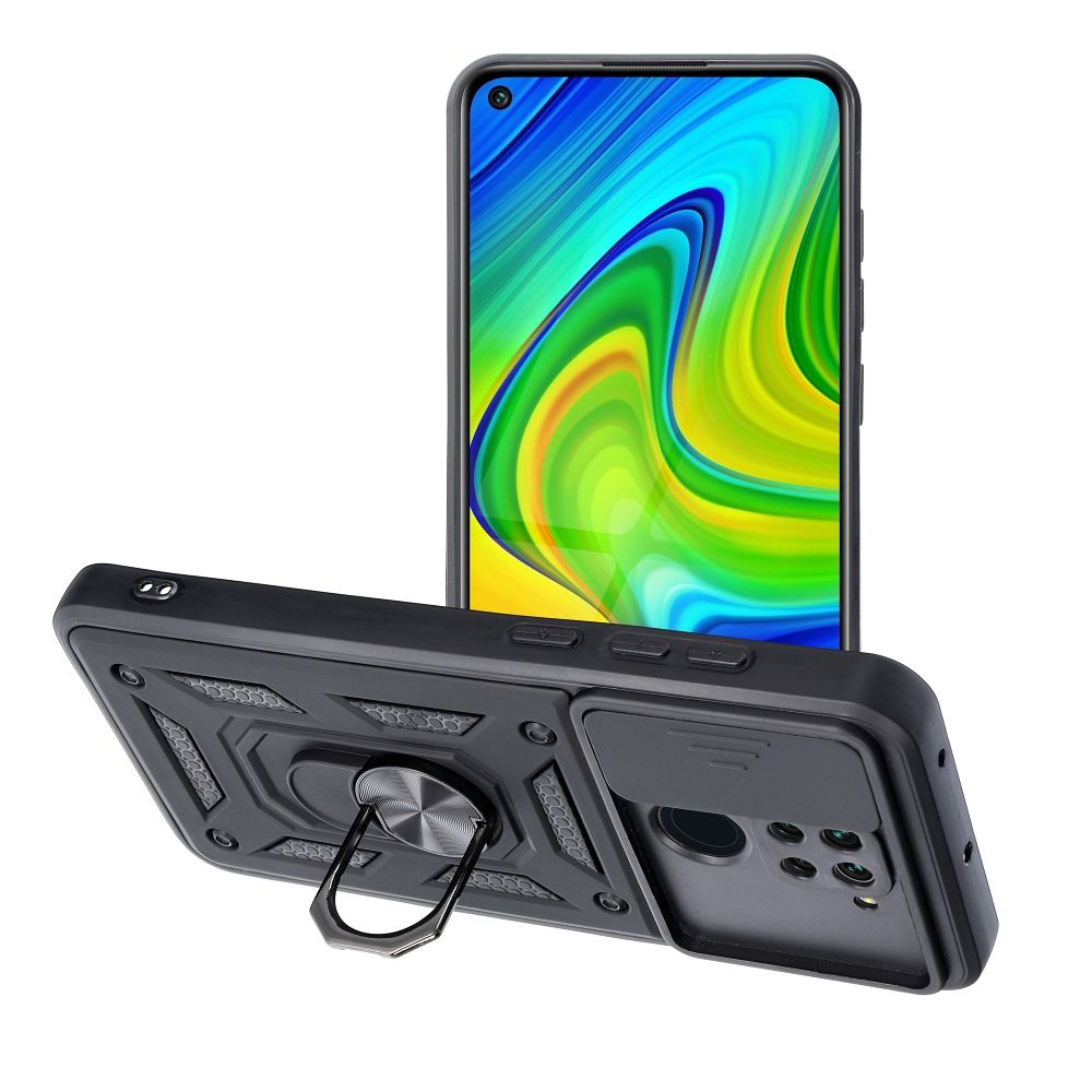 Pokrowiec SLIDE ARMOR czarny Xiaomi Redmi Note 9 Pokrowiec SLIDE ARMOR czarny Xiaomi Redmi Note 9