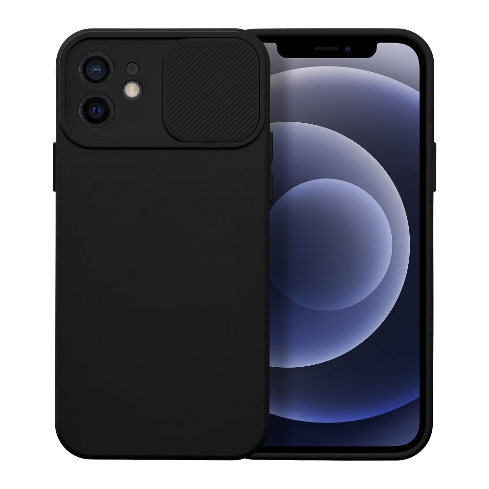 Pokrowiec SLIDE czarny Apple iPhone 12 Pokrowiec SLIDE czarny Apple iPhone 12