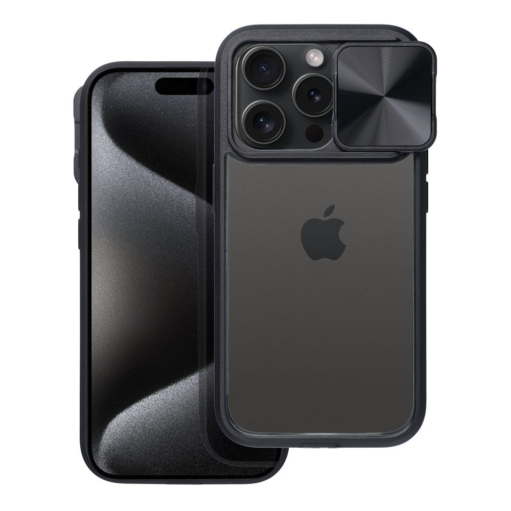Pokrowiec Slider czarny Apple iPhone 12